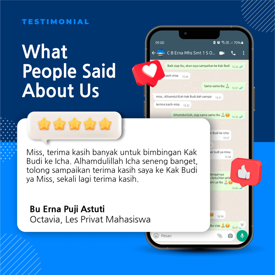 Testimoni Testimoni alfa bimbel masuk ptn 2